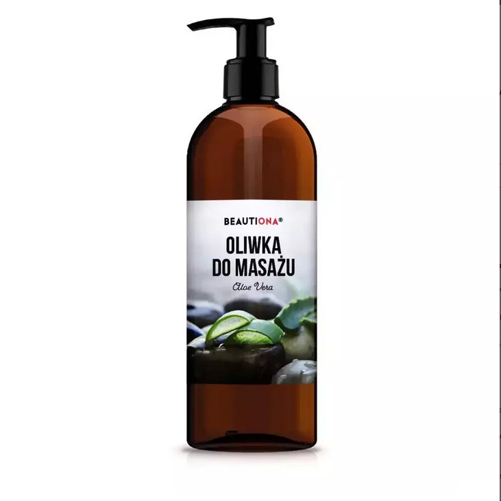 Masážní olej Beautiona Aloe vera 500ml - 